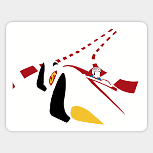 Minimal Speed Racer Sticker